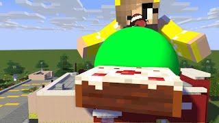 Minecraft Vore Girl with pizza tower - Minecraft Animation