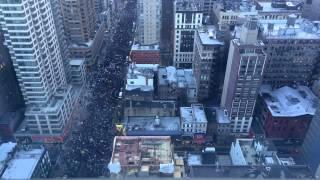 Millions March NYC Time Lapse