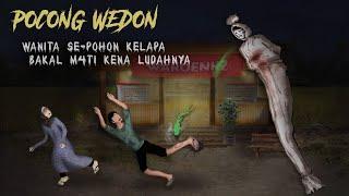 Asal Usul Pocong Wedon #HORROMISTERI  Kartun Hantu  Animasi Horror