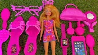 8 Minutes Satisfying with Unboxing Cute Pink Beauty Playset Collection  Toys Review  ASMR