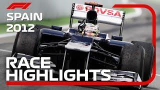 Pastor Maldonados Only F1 Win  2012 Spanish Grand Prix Highlights