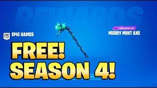 How To Get MINTY PICKAXE for FREE in Fortnite Chapter 5 Season 4