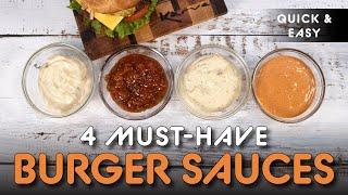 4 Must-Have Burger Sauces for Your Summer Burgers  Gluten Free Dairy Free  gf explorers