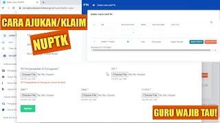 Cara Mengajukan NUPTK Baru dan Cara Klaim NUPTK Lama‼️ Guru Wajib Tahu 