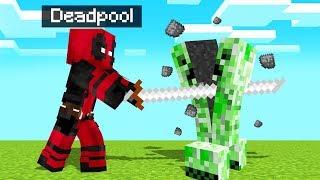 Playing MINECRAFT As DEADPOOL Superhero