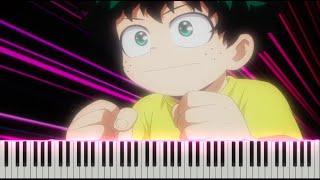 My Hero Academia S6 Episode 18 OST - I Want To Save The Boy Piano Tutorial + sheet