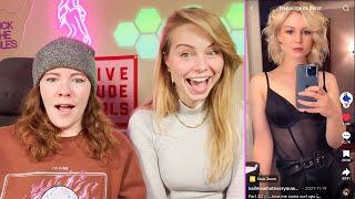 Reacting To KallMeKris Thirst Traps Part 2 - Hailee And Kendra