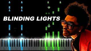 The Weeknd - Blinding Lights Piano Tutorial