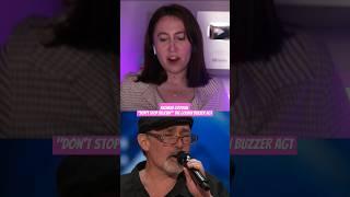 Richard Goodall Dont Stop Believin The GOLDEN BUZZER AGT  Auditions  Mireia Reaction Video