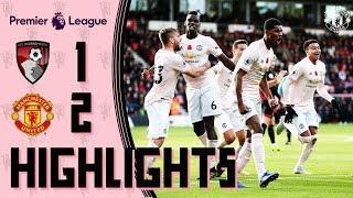 Highlights  Bournemouth 1-2 Manchester United  Rashford wins it in stoppage time