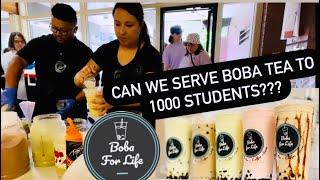 Serving Boba Tea to 1000 Students Nepali owned Business Boba For Life  Boba Business