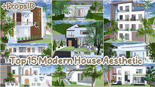 Top 15 Modern House Aesthetic + PropsID   Sakura School Simulator