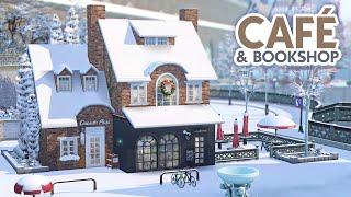 Snowy Café & Bookstore   The Sims 4 Speed Build