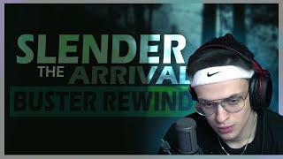 ЭВЕЛОН НАБЛЮДАЕТ КАК БУСТЕР ПРОХОДИТ СЛЕНДЕРА  БУСТЕР ИГРАЕТ В SLENDER THE ARRIVAL  BUSTER REWIND