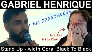 GABRIEL HENRIQUE - Stand Up Cover width Coral Black To Black - WRITER reaction