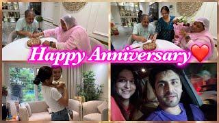 Happy Anniversary Ammi Papa Special Cake Banaya ️ Ashu finally meets Ruhaan after a year