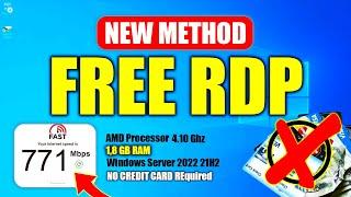 How to Get RDP for Lifetime 2024  Get Free RDPVPS  No CreditDebit Card Required