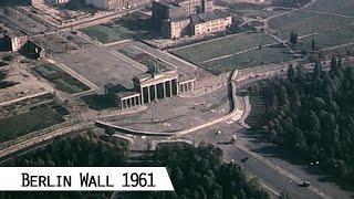 Berlin Wall in 1961 rare footage restored with artificial intelligence