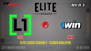 Dota 2 Live - Liga vs 1Win  Elite League Season 2 - CQ - BO 3