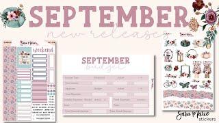 September NEW Releases  Budget & Planning Kits  Sara Marie Stickers 