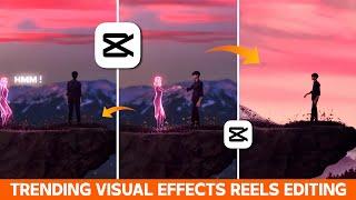 TRENDING New Visual Effects Reels Tutorial- Capcut  Capcut Video Editing