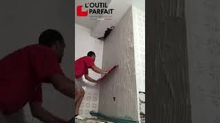  How to PLASTER Walls the EASY way With a SPATULA and ROLLER  L’outil Parfait