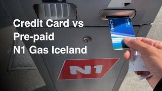 N1 Iceland gas Credit Card issue solved