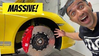 How to Install a BIG BRAKE KIT on a Porsche or any car DIY