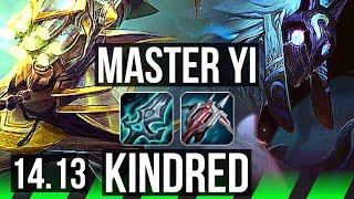 MASTER YI vs KINDRED JGL  1003 65% winrate Legendary  NA Diamond  14.13