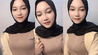 Bigo live hijab cantik lepas jaket