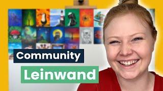 Die nächsten drei Motive unserer Community Leinwand 