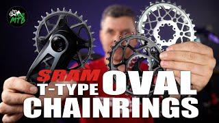 OVAL Chainrings for SRAM Eagle T-Type Transmission 12 Speed AXS X0 XX XX SL GX SX