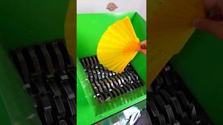 Fan VS Shredder   #satisfying #shredder #shredding #oddlysatisfying #satisfyingvideo #asmr