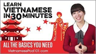 Learn Vietnamese in 30 Minutes - ALL the Basics You Need