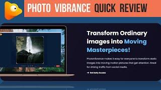 Photo Vibrance Demo & REVIEW