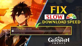 How to Fix Genshin Impact Slow Download Speed on PC  Boost Genshin Impact Download Speed