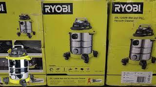 RYOBI  RVC 12201-G 1250W 20L WET & DRY VACUUM CLEANER Unboxing and Review by FE