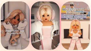 Aesthetic Winter & Christmas Outfit Codes for Berry Avenue and Bloxburg  Roblox Tiktok Compilation