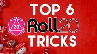 Top Six Roll20 Tips D&D and Other Tabletop RPGs