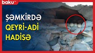 Şəmkirdə qeyri-adi hadisə - BAKU TV