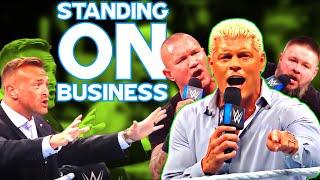 Rhodes Orton And Owens Stand On Business  Smack Down Opener MSG Reaction