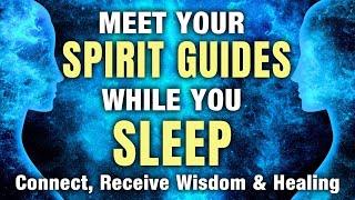 Meet Your Spirit Guides DEEP SLEEP Hypnosis 8 Hrs  Connect Receive Wisdom & Healing.