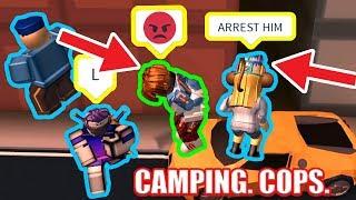 WHY ARE THERE SO MANY CAMPING COPS??  Roblox Jailbreak