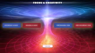 Focus & Creativity - Creative Thinking Visualisation & Problem Solving - Binaural Beats & Iso Tones