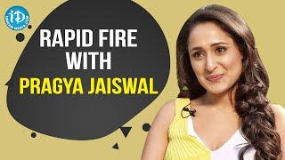 Rapid Fire with Actress Pragya Jaiswal  Talking Movies with iDream  Celebrity Buzz with iDream