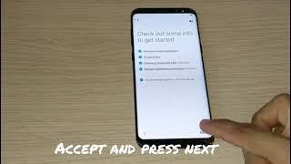 Samsung S8 plus or S8 FrP  bypass of Google Account without PC  without SIM card without Apps