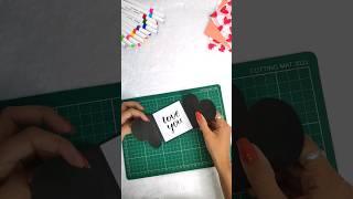 Heart Lock Card Tutorial  #crafteholic #diy #shorts #diycards