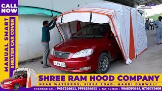 SMART SHELTER CAR COVER  Manual  Car Shed cover  Body Cover 