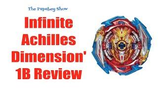 Infinite Achilles Dimension 1B Review Part 1 - Beyblade Burst Sparking Superking ベイブレードバーストスパーキング