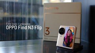 OPPO Find N3 Flip Unboxing + mini vlog camera test